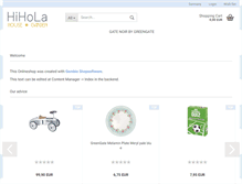 Tablet Screenshot of hihola.de